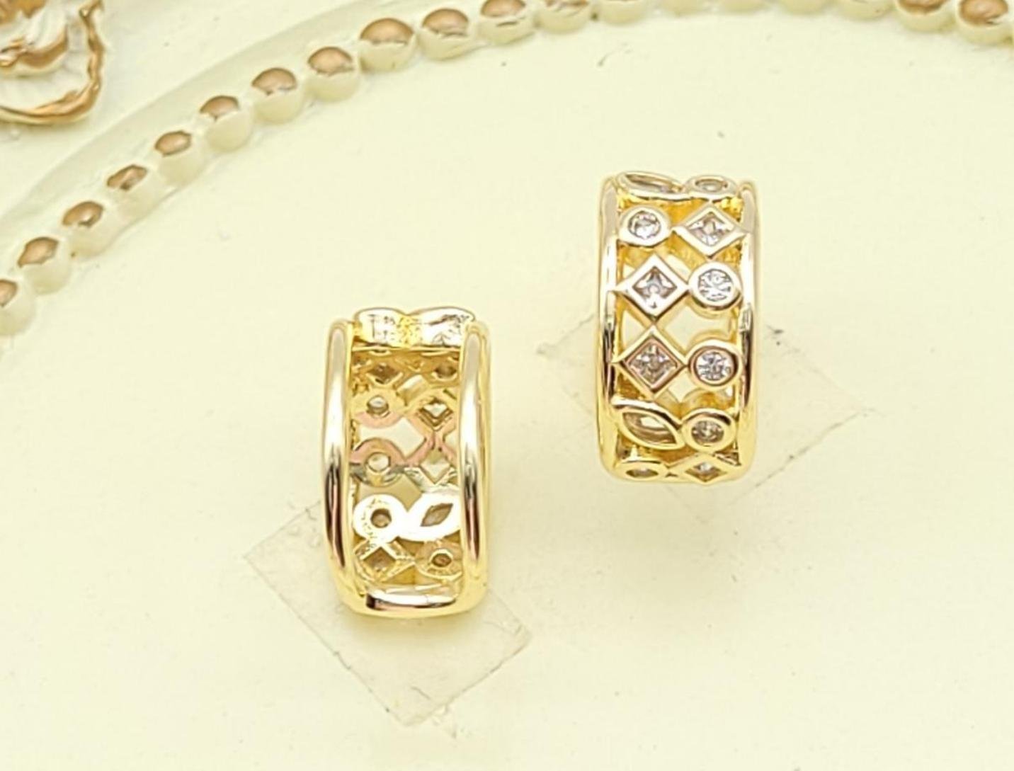 Arete Latón Oro 18K HDE1100823