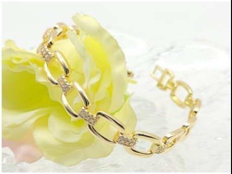 Pulsera Baño de Oro 18K HLB1600809