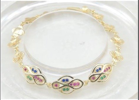 Pulsera Baño de Oro 18K HMB1300532
