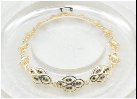 Pulsera Baño de Oro 18K HMB1300534
