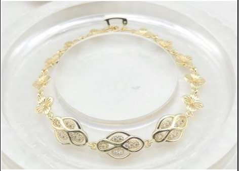 Pulsera Baño de Oro 18K HMB1300535
