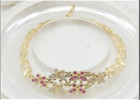 Pulsera Baño de Oro 18K HMB1450525