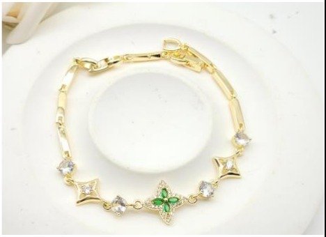 Pulsera Baño de Oro 18K HMB1450821