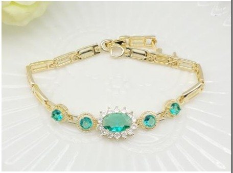 Pulsera Baño de Oro 18K HMB1500803