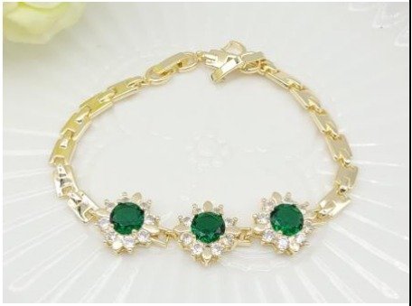 Pulsera Baño de Oro 18K HMB1600799