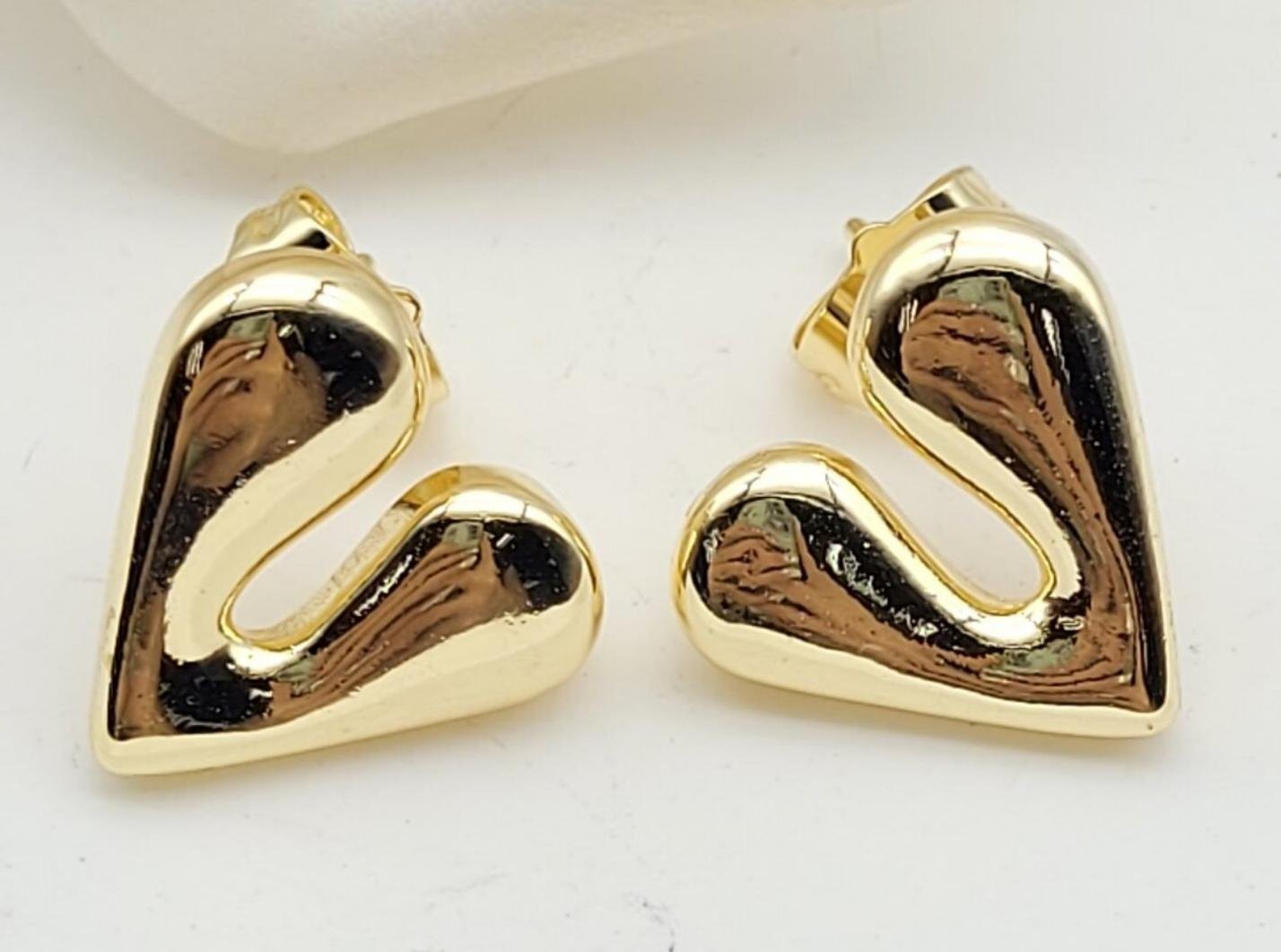 Arete Latón Oro 18K HME0500618