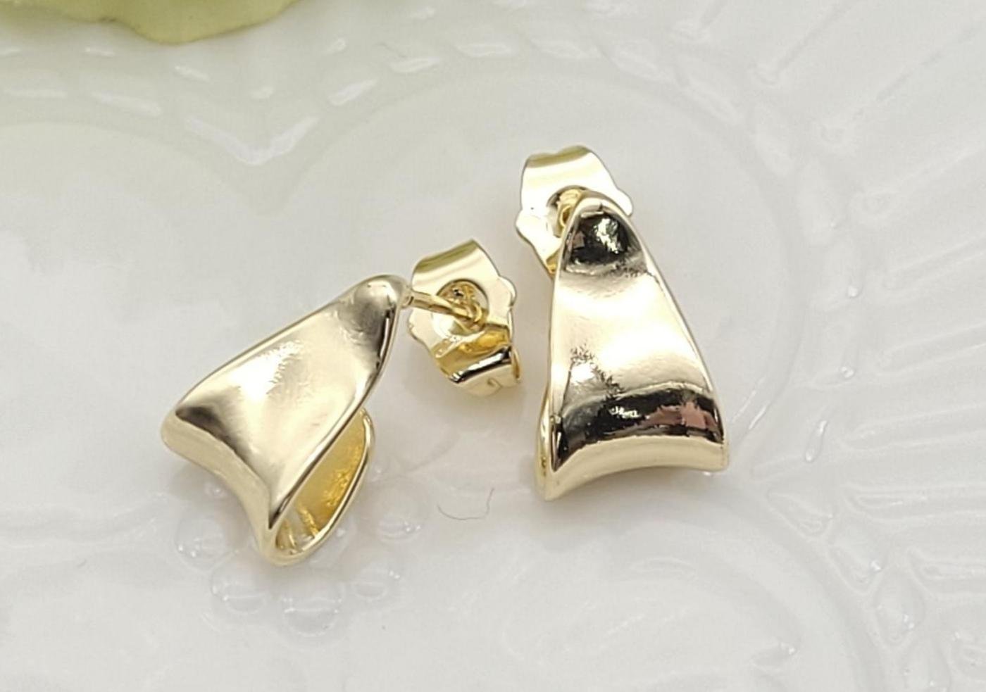 Arete Latón Oro 18K HME05504012