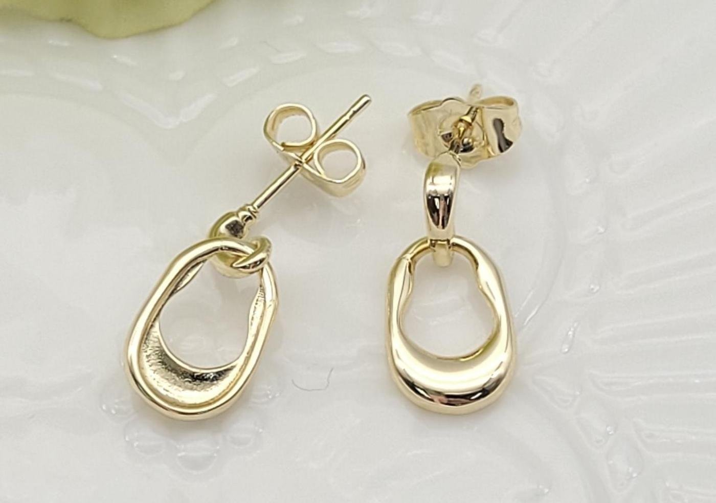 Arete Latón Oro 18K HME05504013