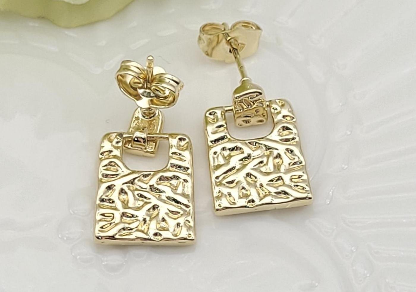 Arete Latón Oro 18K HME05504015