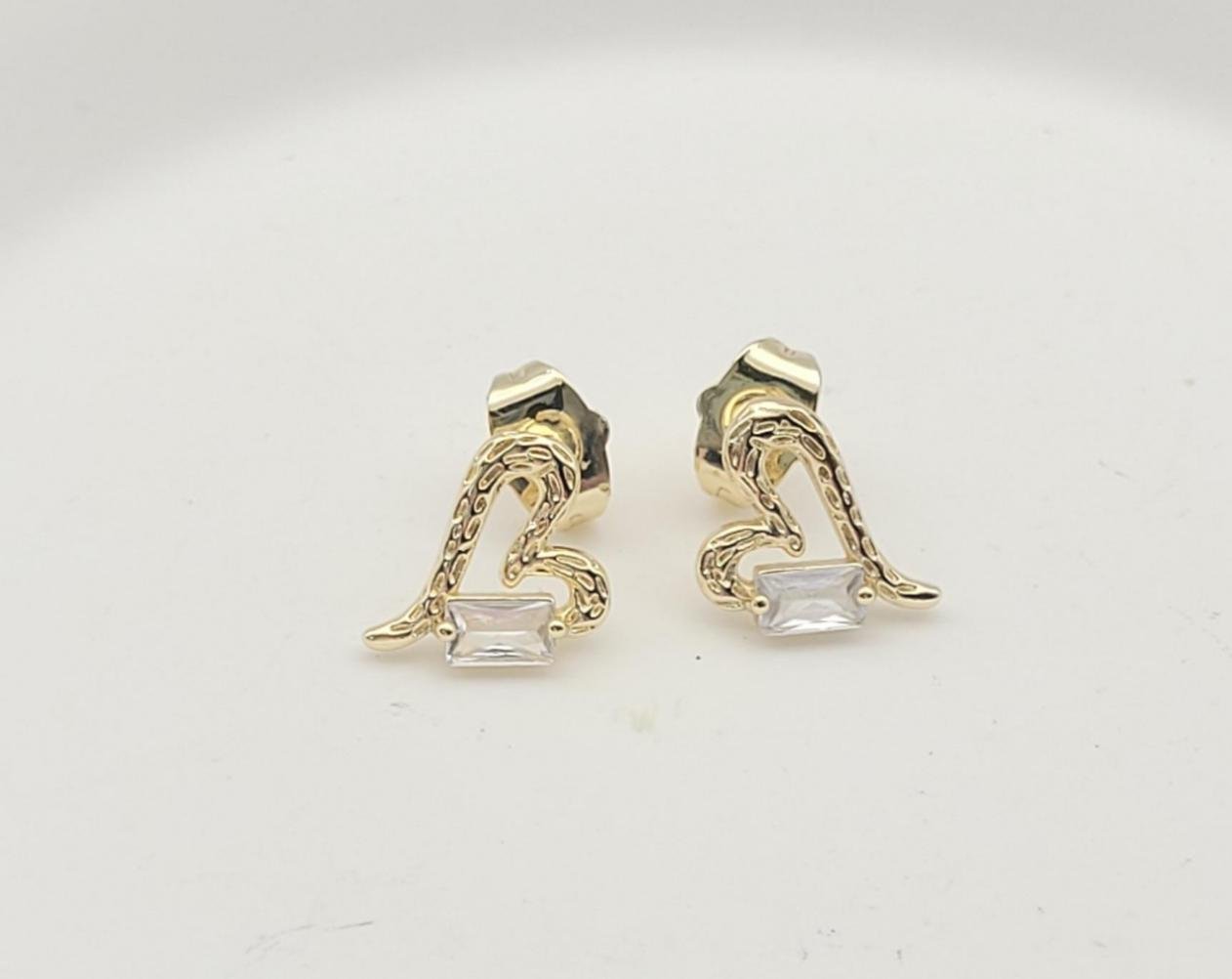 Arete Latón Oro 18K HME05504900