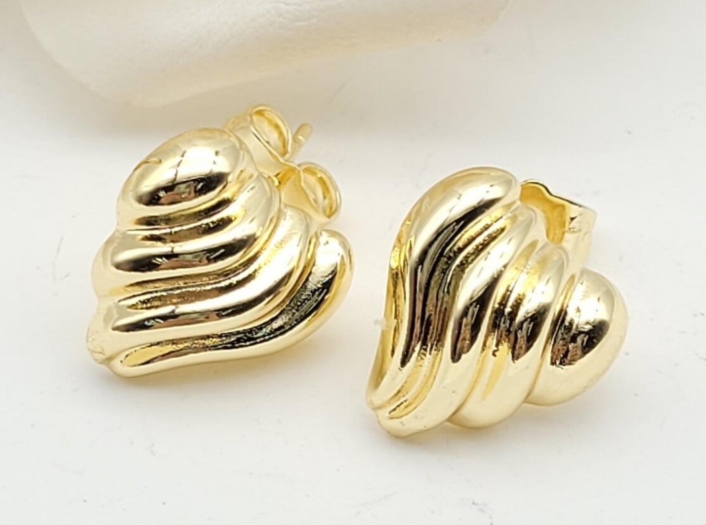 Arete Latón Oro 18K HME0550614