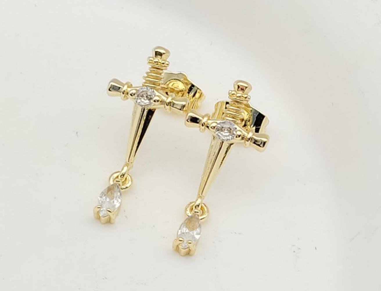 Arete Latón Oro 18K HME05506704