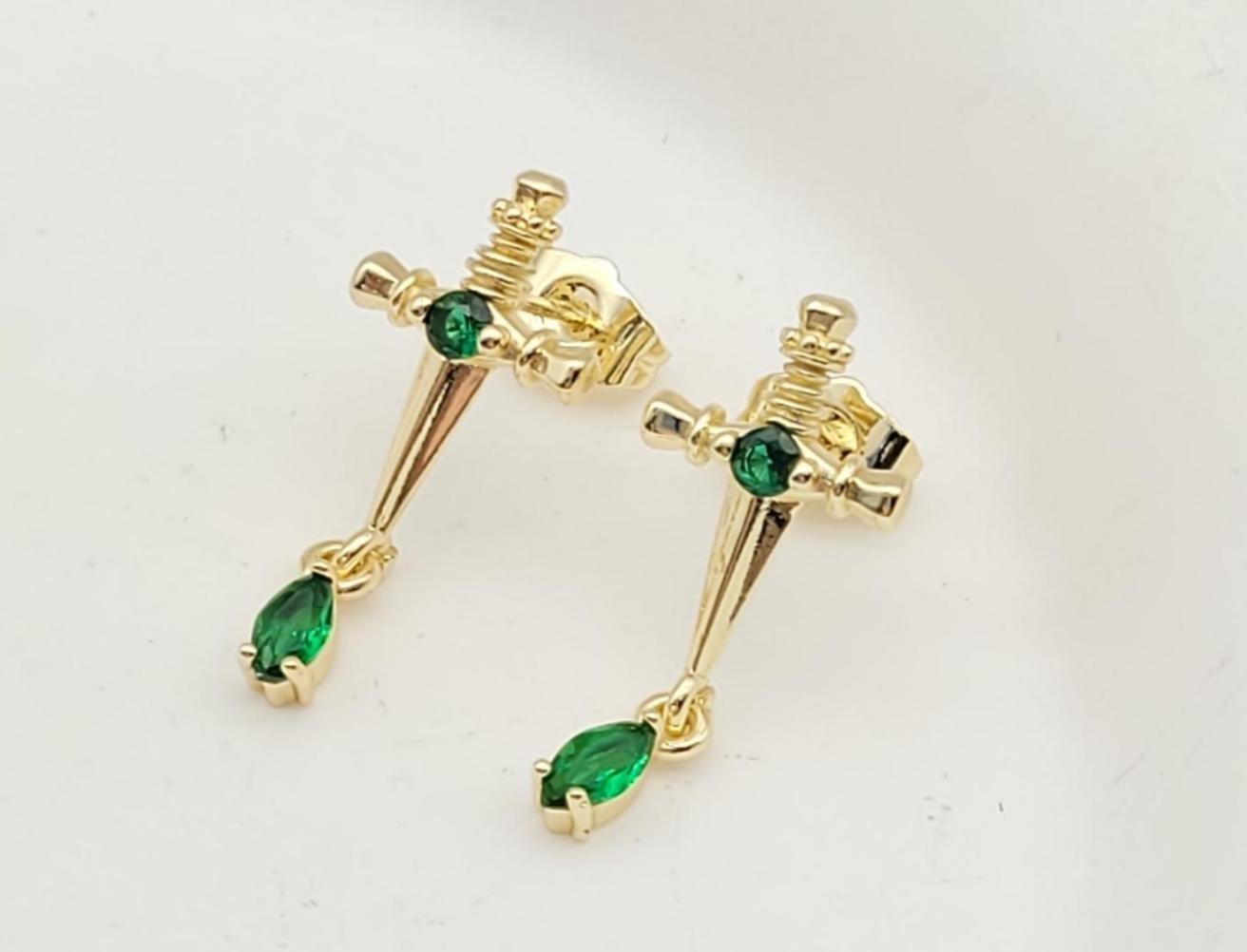 Arete Latón Oro 18K HME05506705