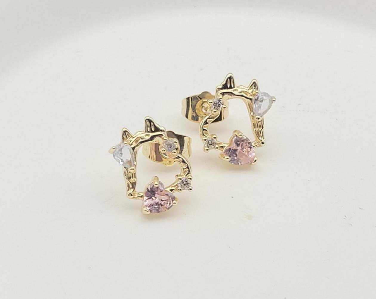 Arete Latón Oro 18K HME06004831