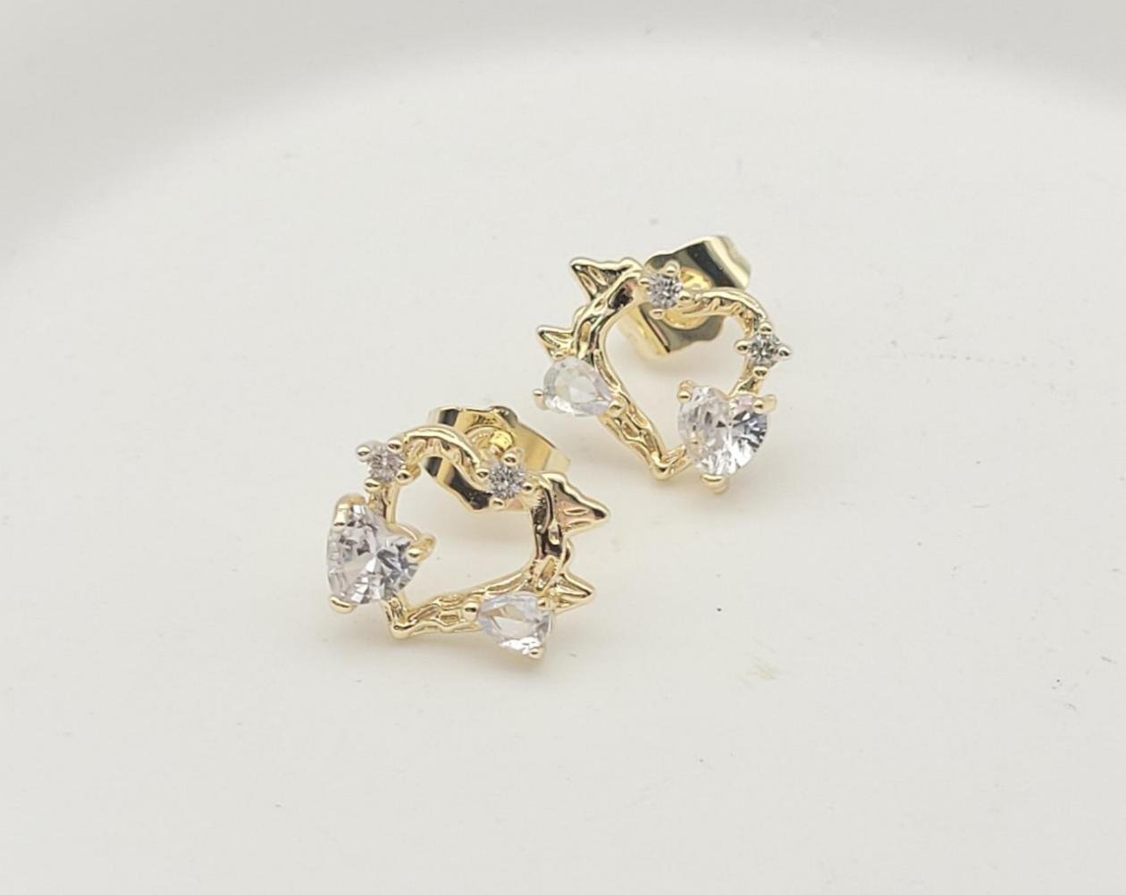 Arete Latón Oro 18K HME06004833