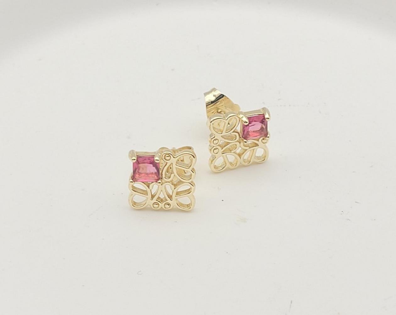 Arete Latón Oro 18K HME06004835