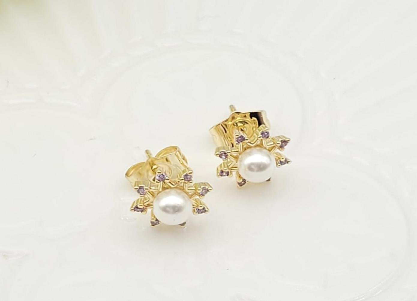 Arete Latón Oro 18K HME06504416
