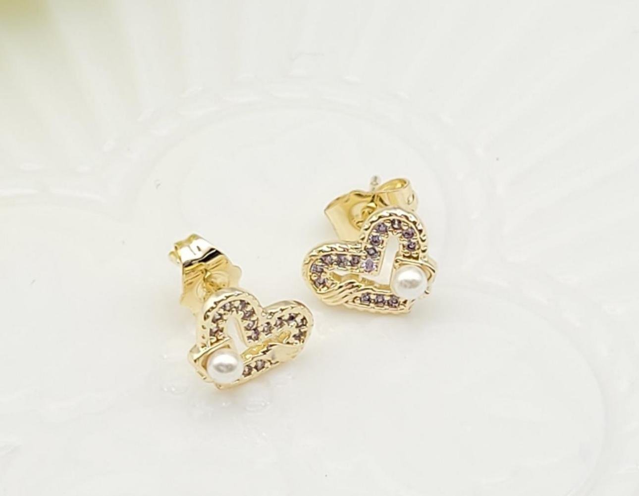 Arete Latón Oro 18K HME07504420