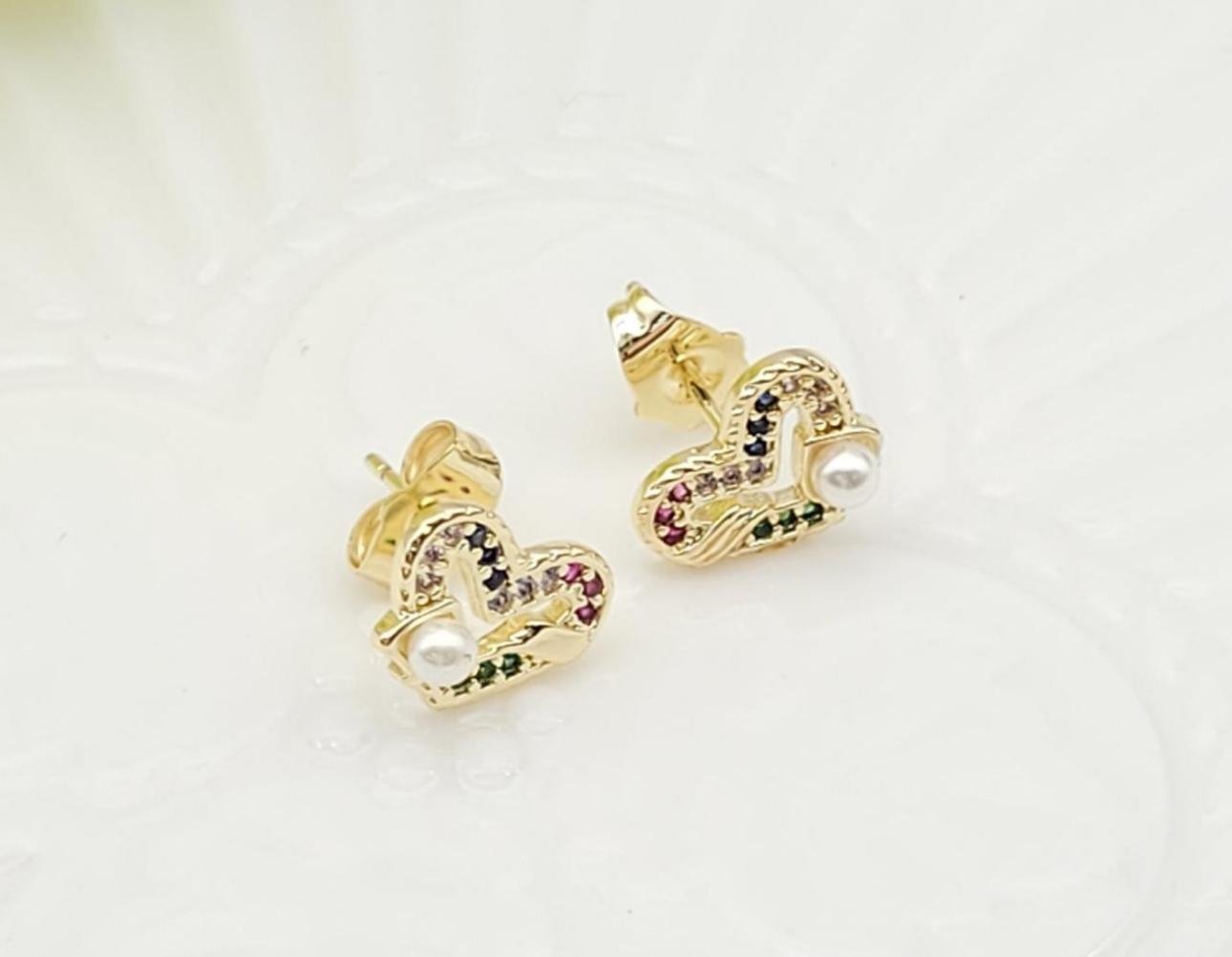 Arete Latón Oro 18K HME07504422