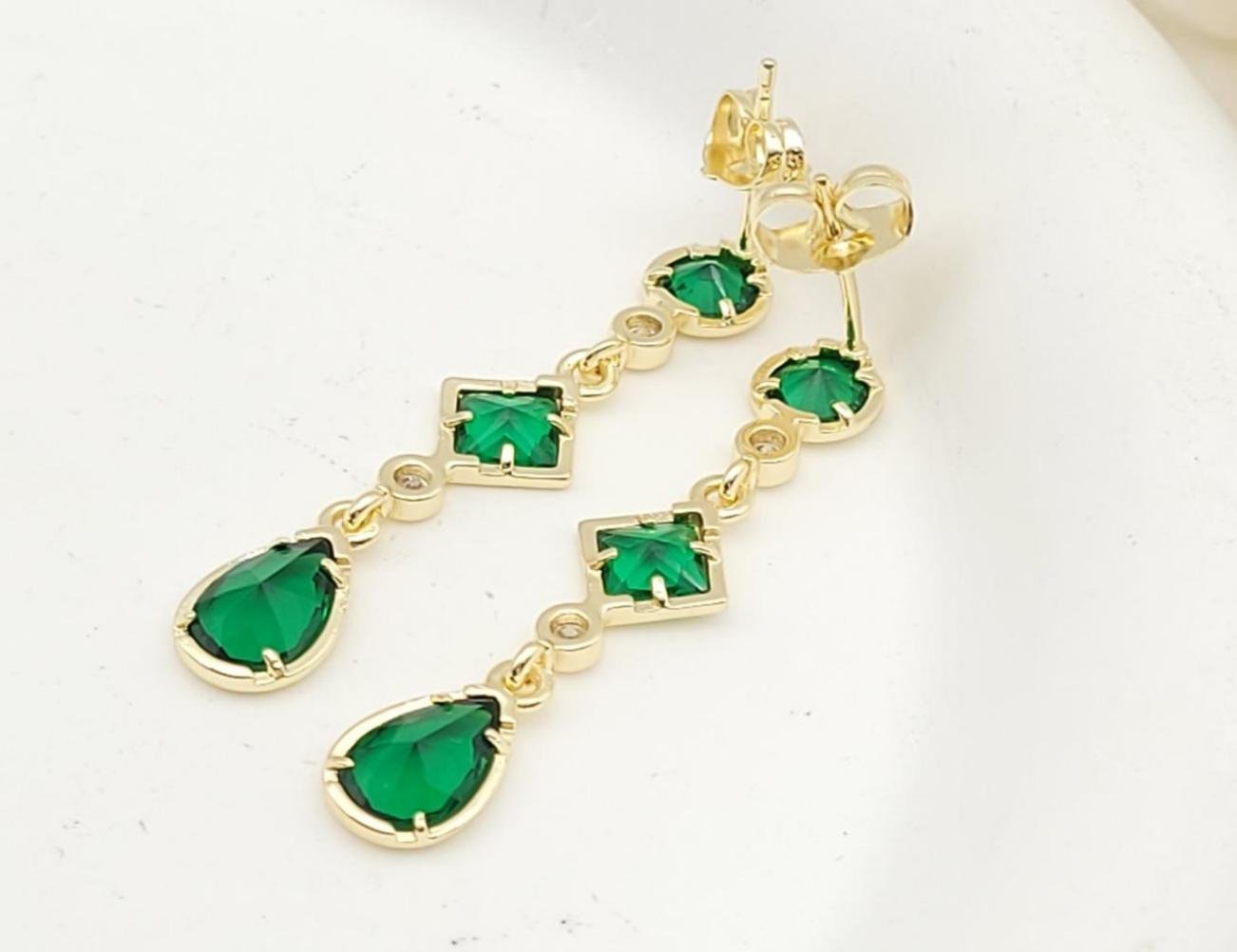 Arete Latón Oro 18K HME09006659