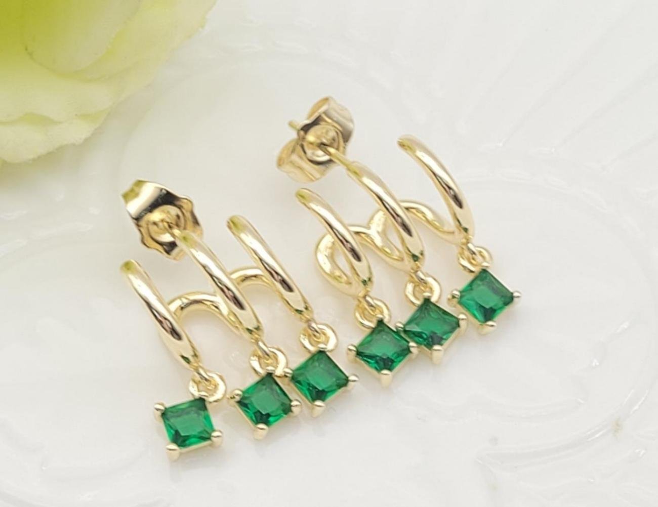 Arete Latón Oro 18K HME09503929