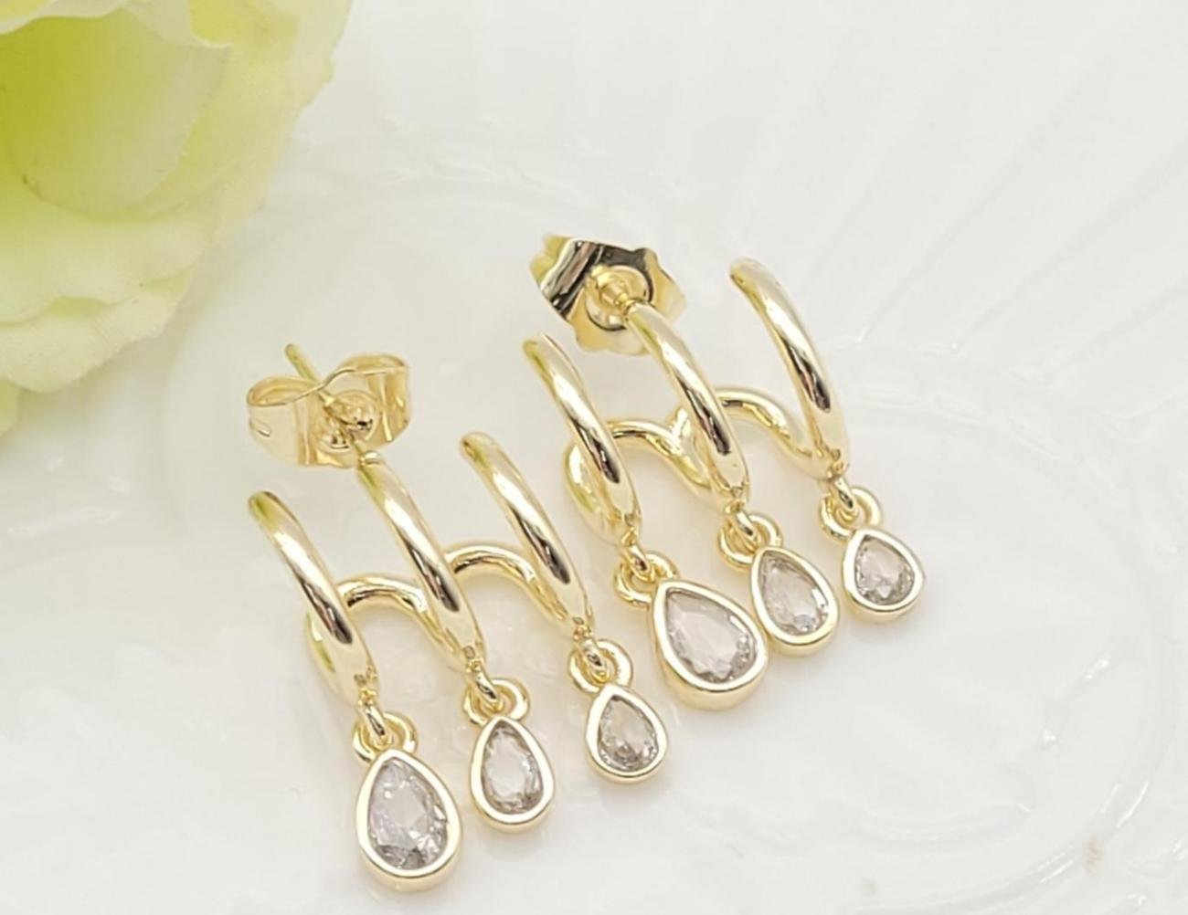 Arete Latón Oro 18K HME09503952