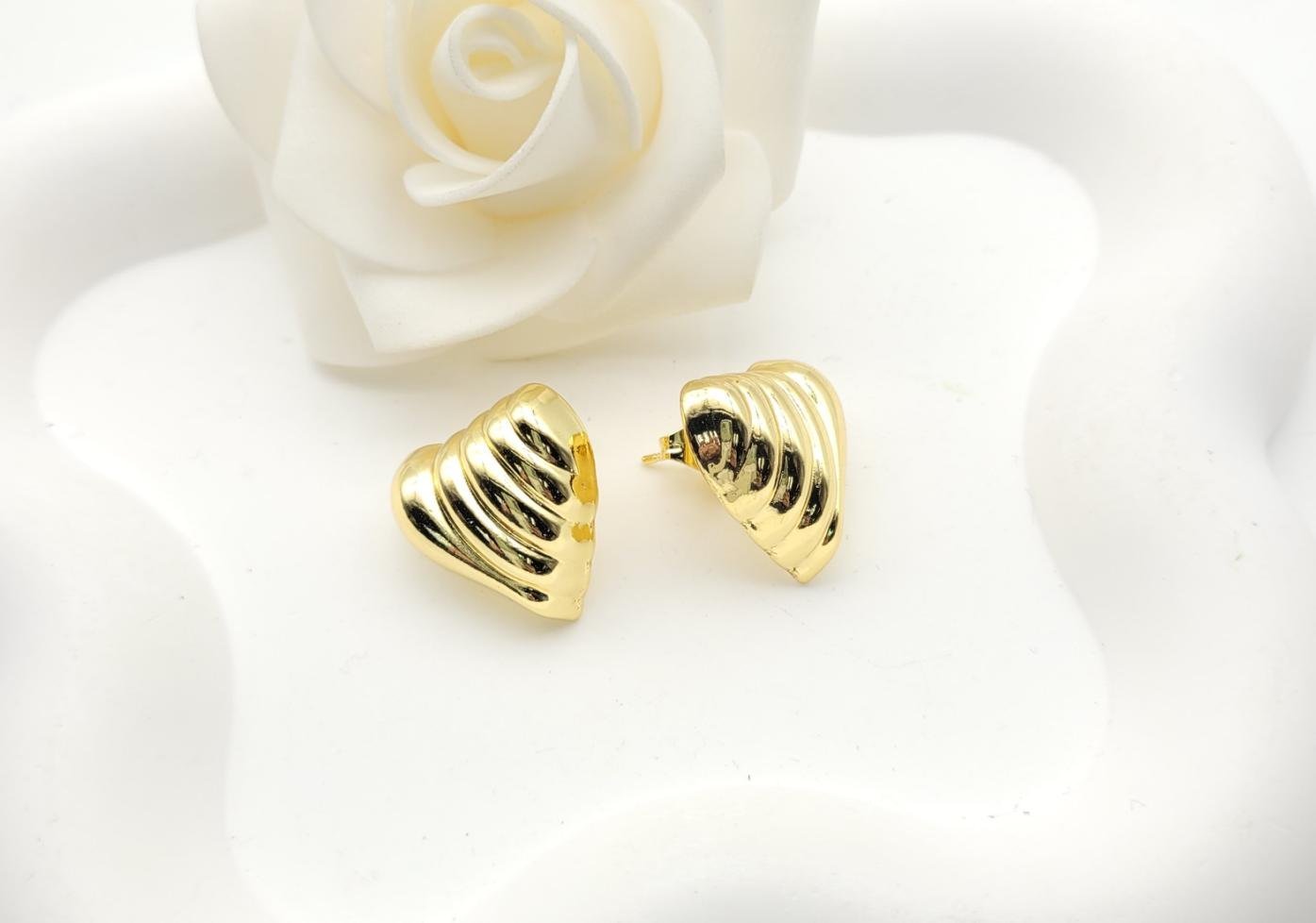 Arete Latón Oro 18K HQHE08003377