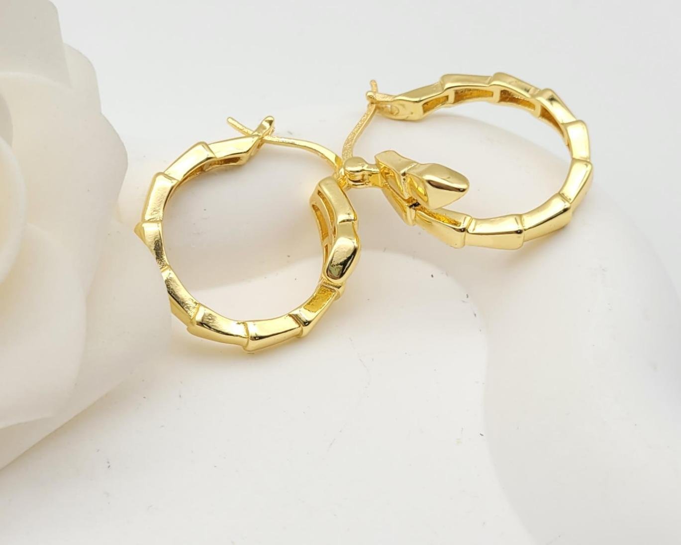 Arete Latón Oro 18K HQHE08503365
