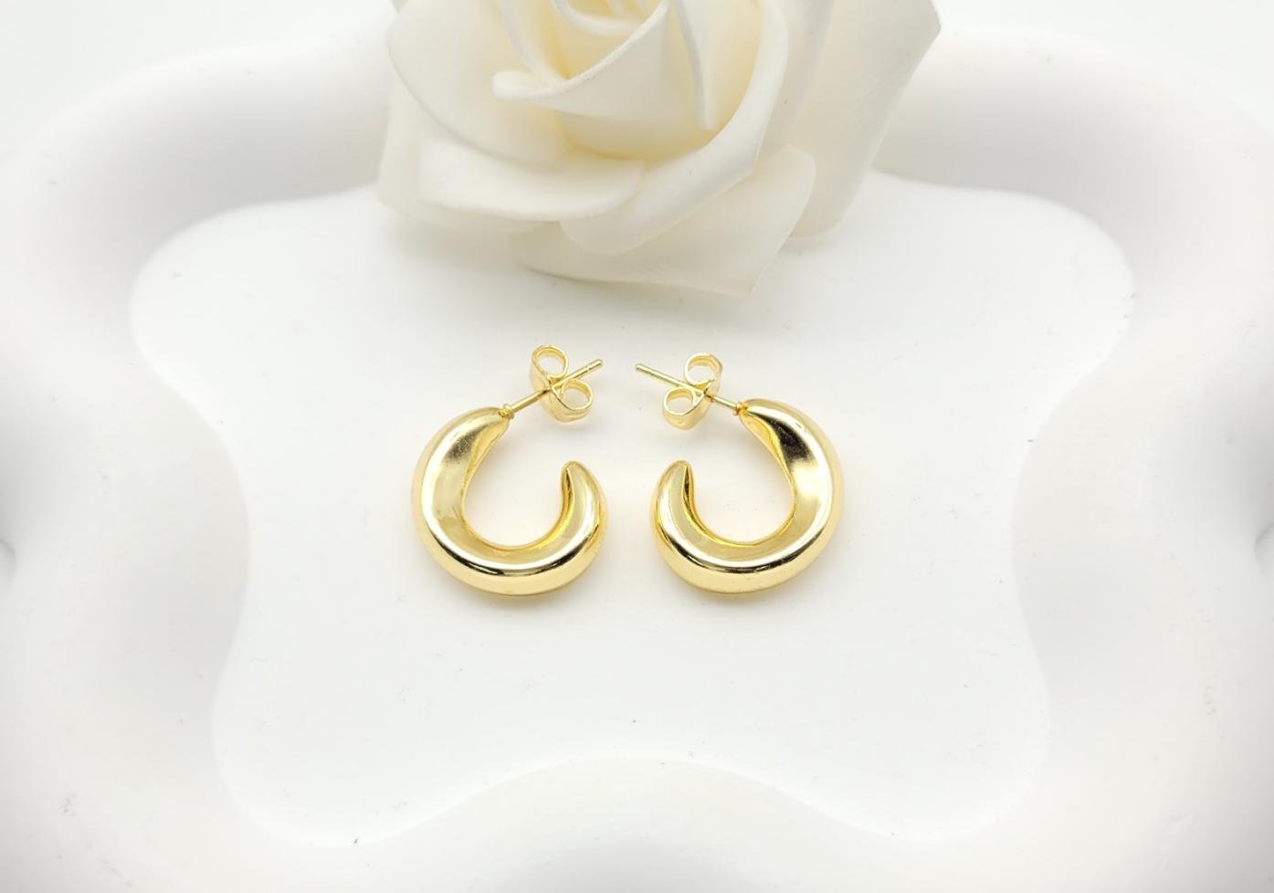 Arete Latón Oro 18K HQHE08503465