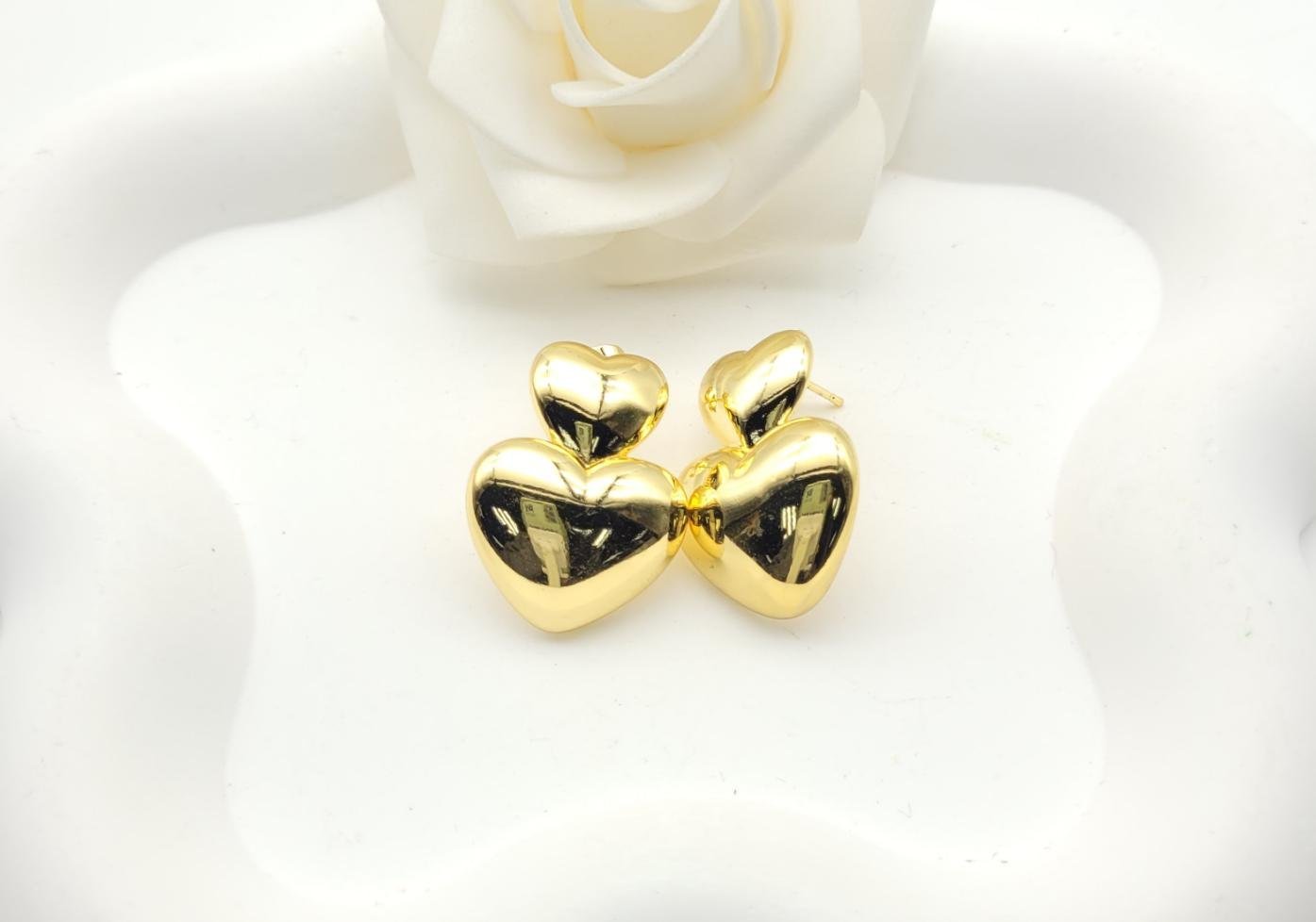 Arete Latón Oro 18K HQHE09503397