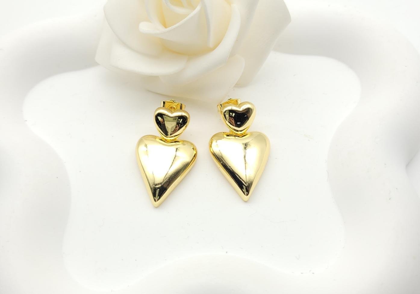 Arete Latón Oro 18K HQHE10003386
