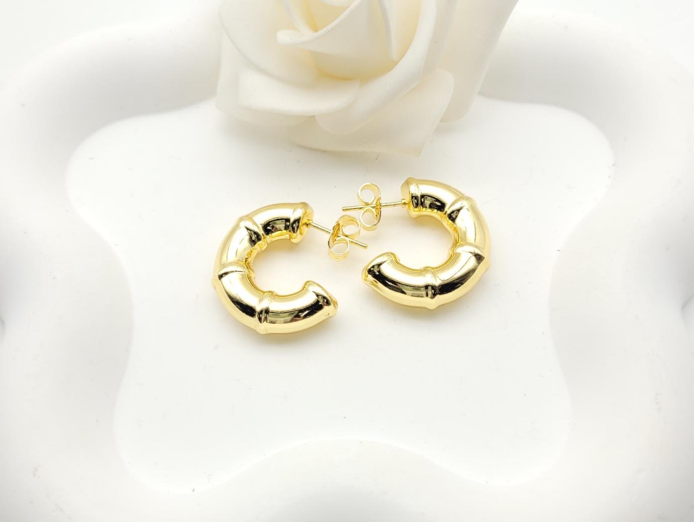 Arete Latón Oro 18K HQHE10003451