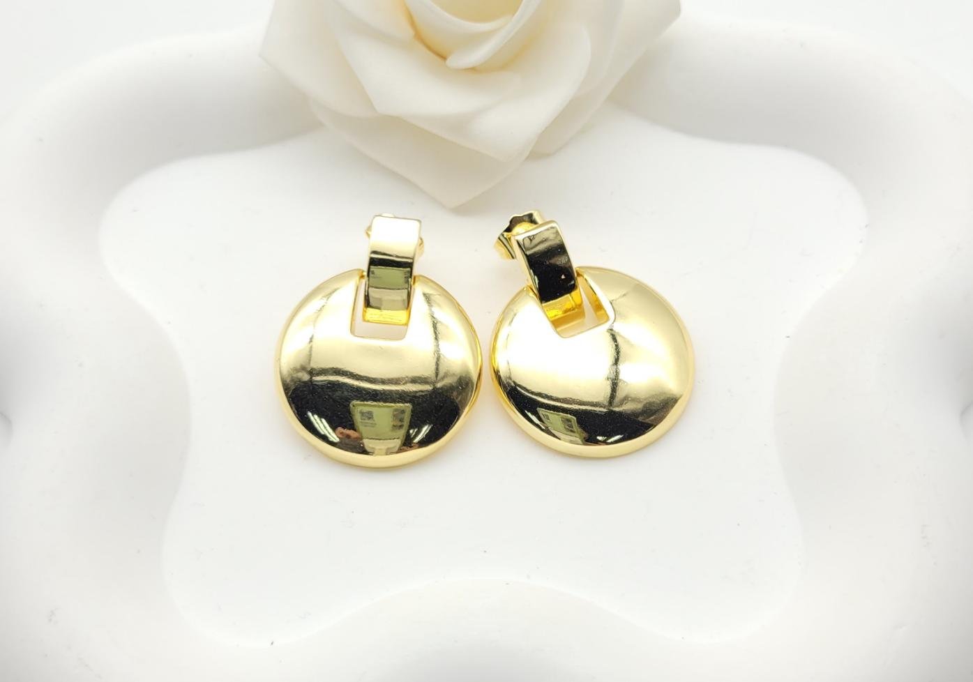 Arete Latón Oro 18K HQHE10003474