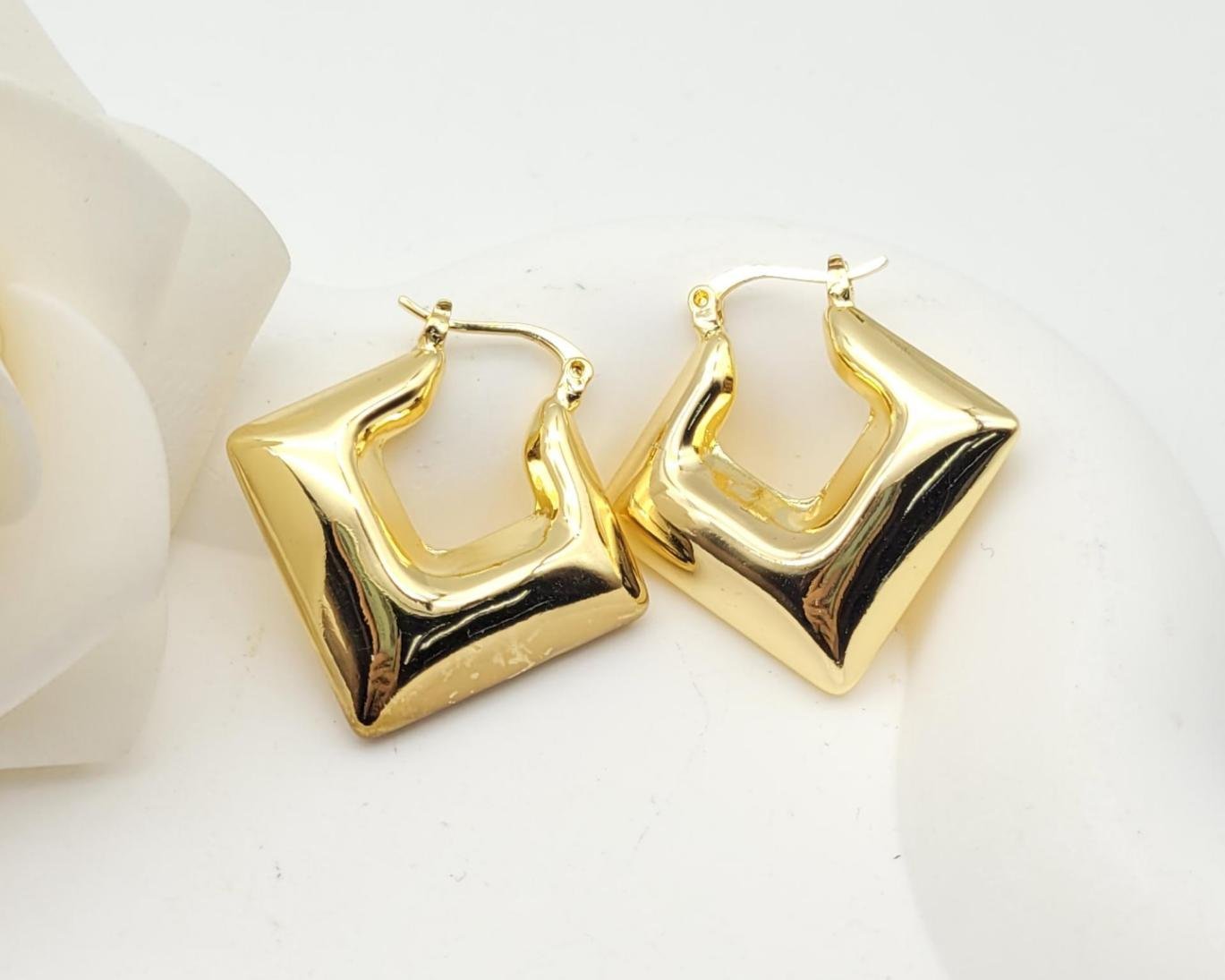 Arete Latón Oro 18K HQHE11003334