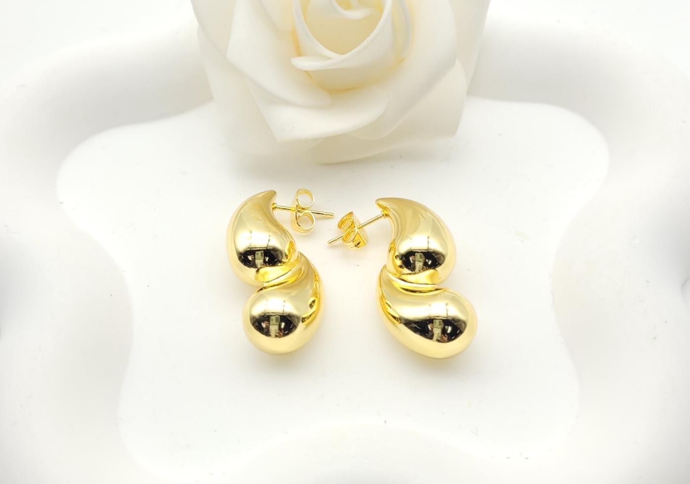 Arete Latón Oro 18K HQHE11003396
