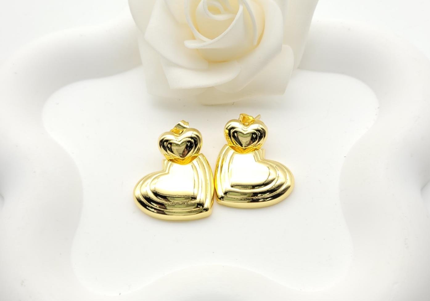Arete Latón Oro 18K HQHE11003449
