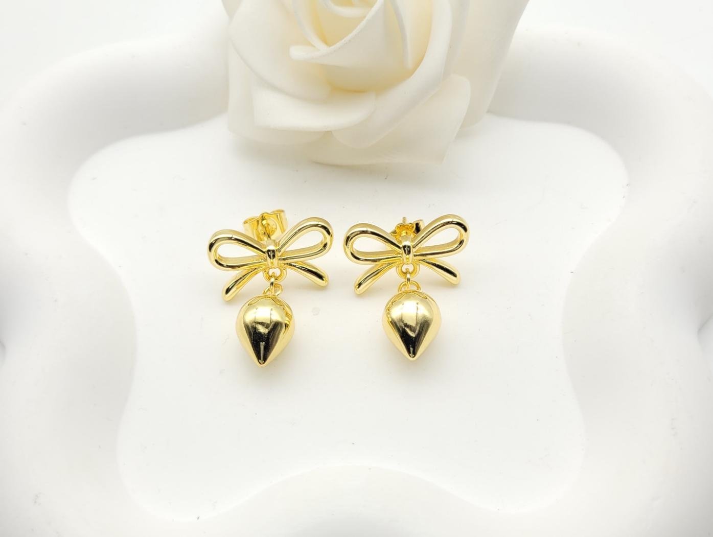 Arete Latón Oro 18K HQHE11003454