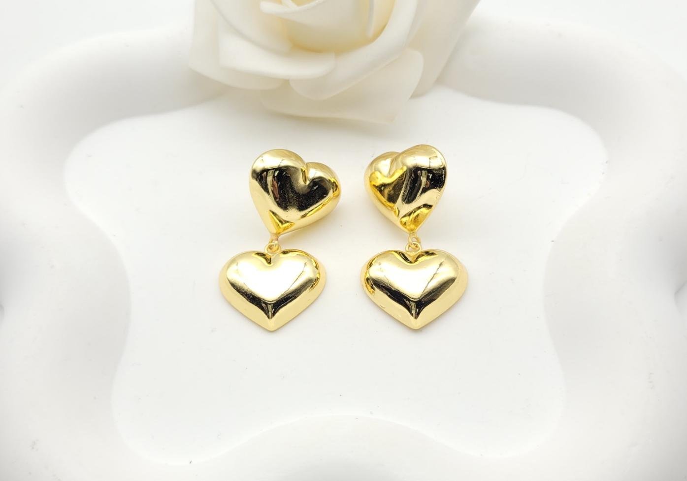 Arete Latón Oro 18K HQHE12003460