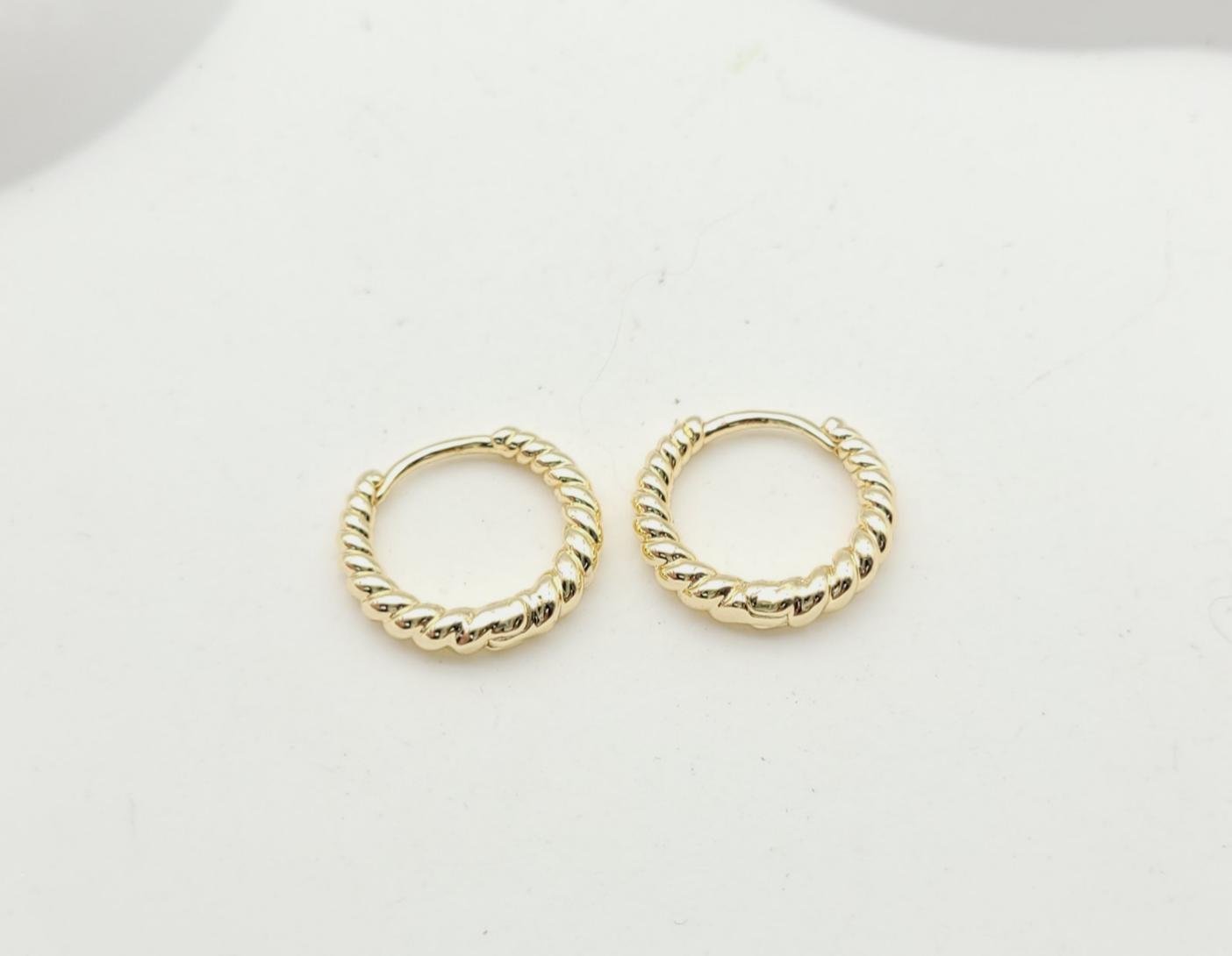 Arete Latón Oro 18K HRE05503127