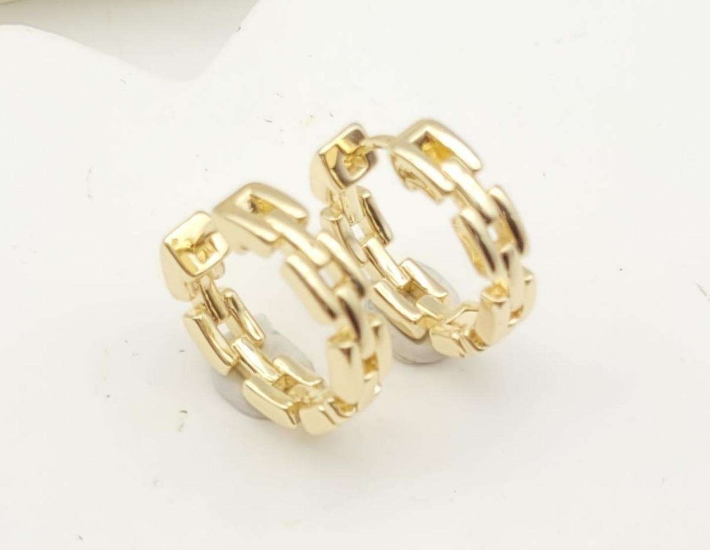 Arete Latón Oro 18K HRE05503690