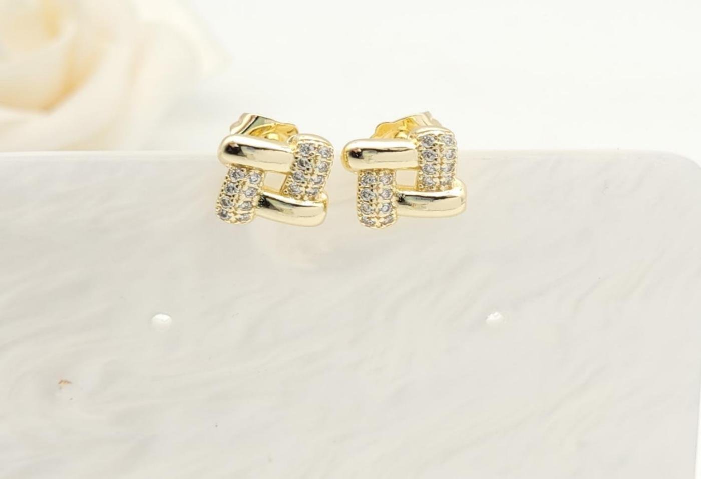 Arete Latón Oro 18K HRE05506306