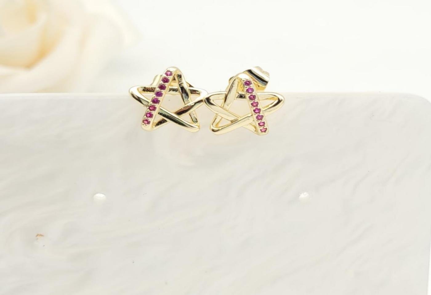 Arete Latón Oro 18K HRE05506308