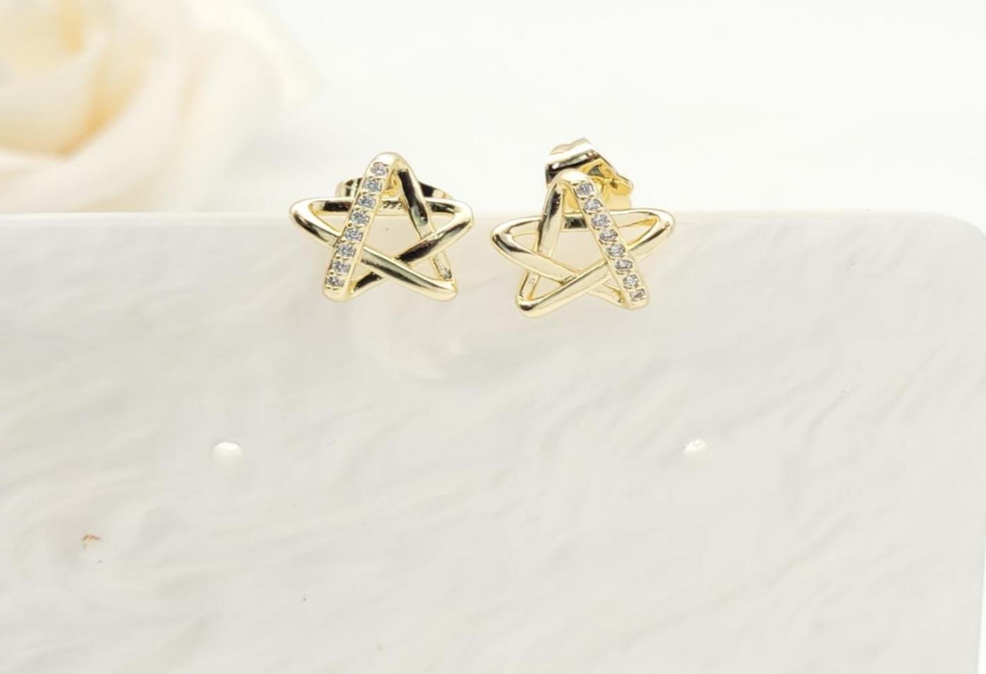 Arete Latón Oro 18K HRE05506309