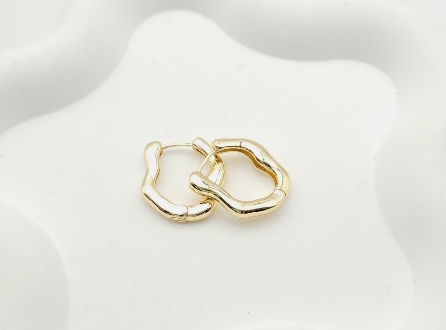 Arete Latón Oro 18K HRE06003123