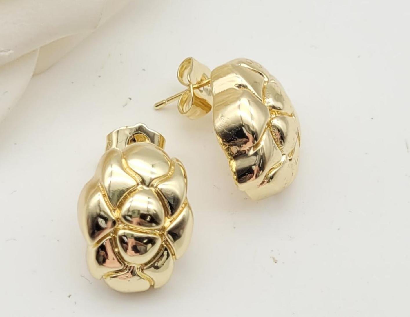 Arete Latón Oro 18K HRE06003620