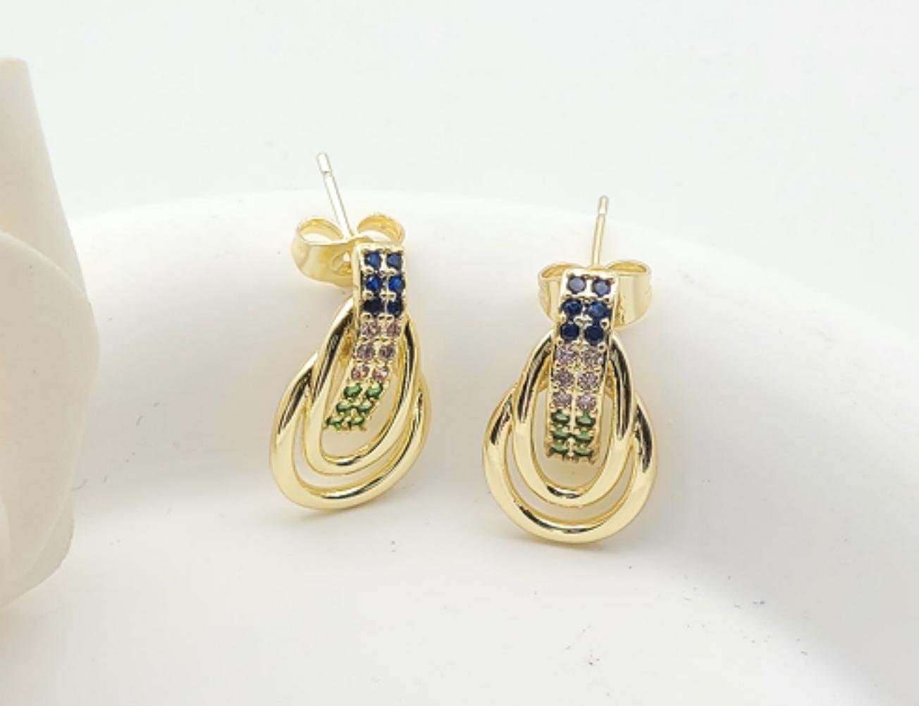 Arete Latón Oro 18K HRE06004986