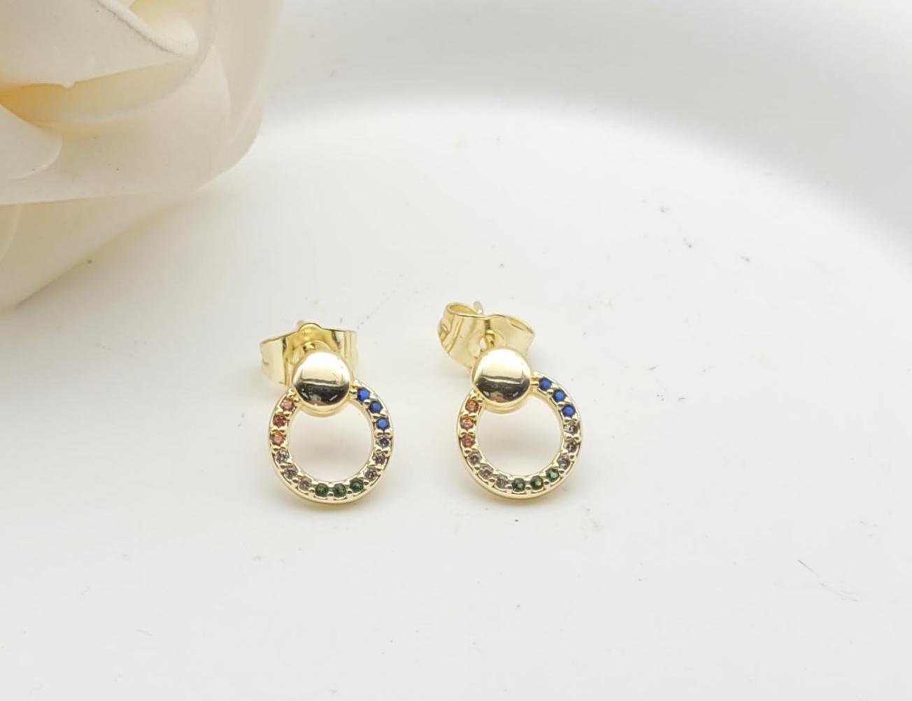 Arete Latón Oro 18K HRE06004994