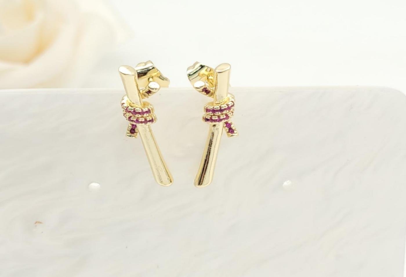 Arete Latón Oro 18K HRE06006312