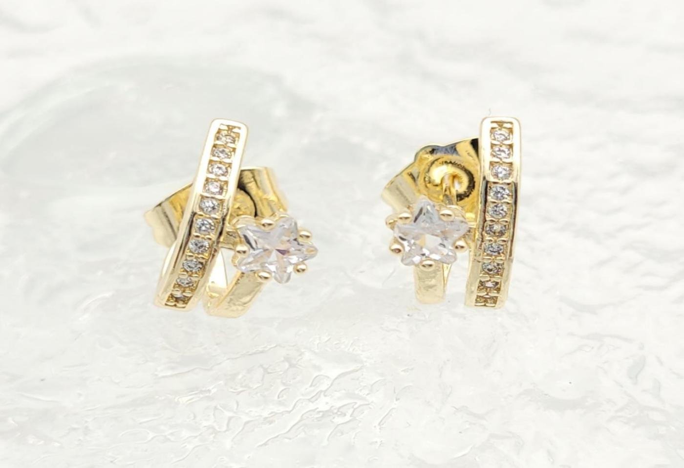 Arete Latón Oro 18K HRE06006327