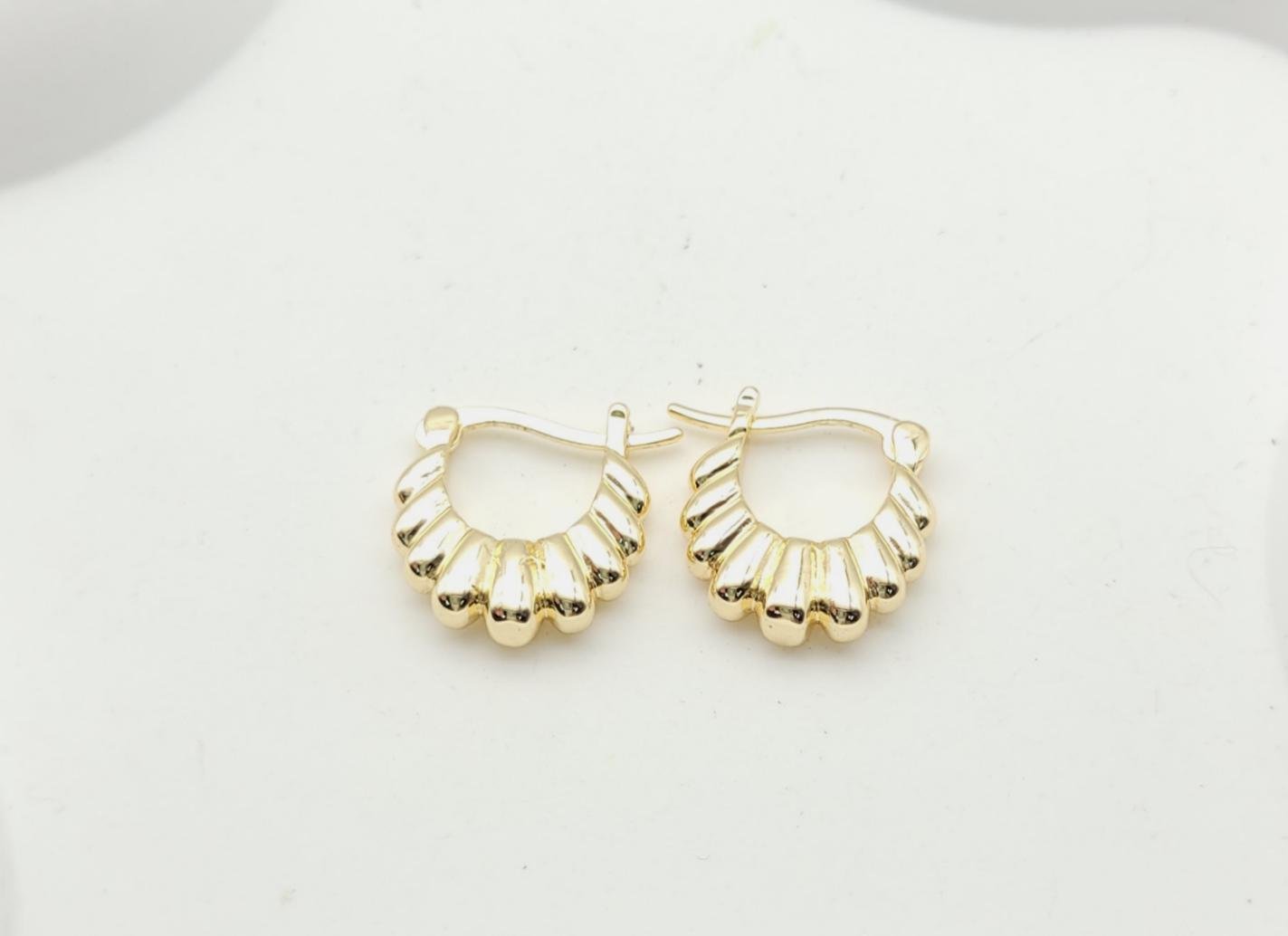 Arete Latón Oro 18K HRE06503126